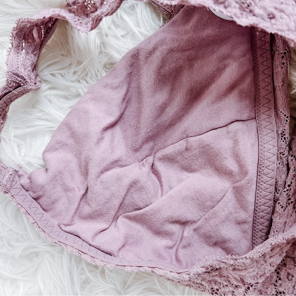 Auden | Orchid Lace Racerback Nursing Bralette - Picture 4 of 6